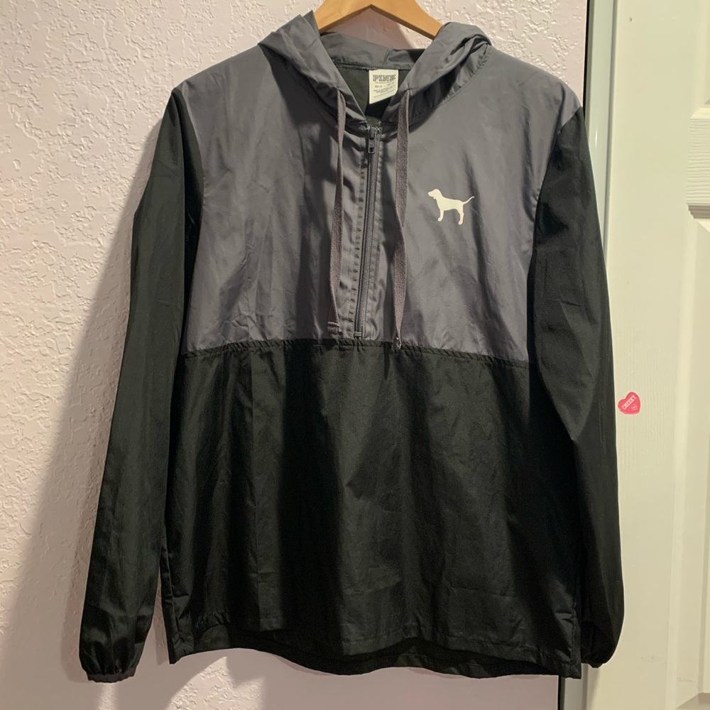 NWOT Pink water resistant lightweight quarter zip